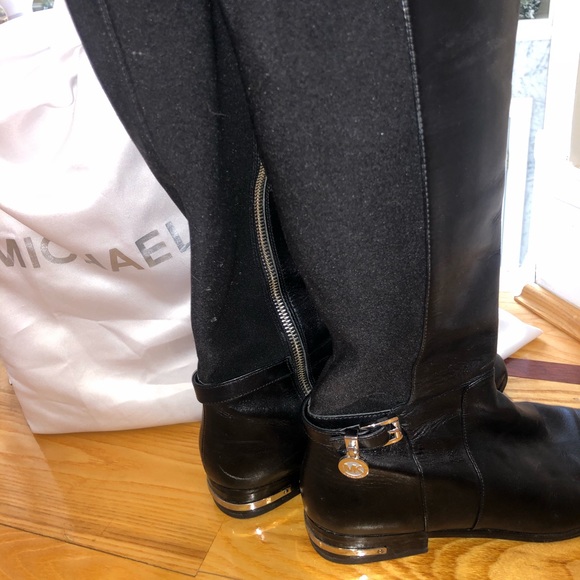 Black Michael kors over the knee leather boots - Picture 14 of 14